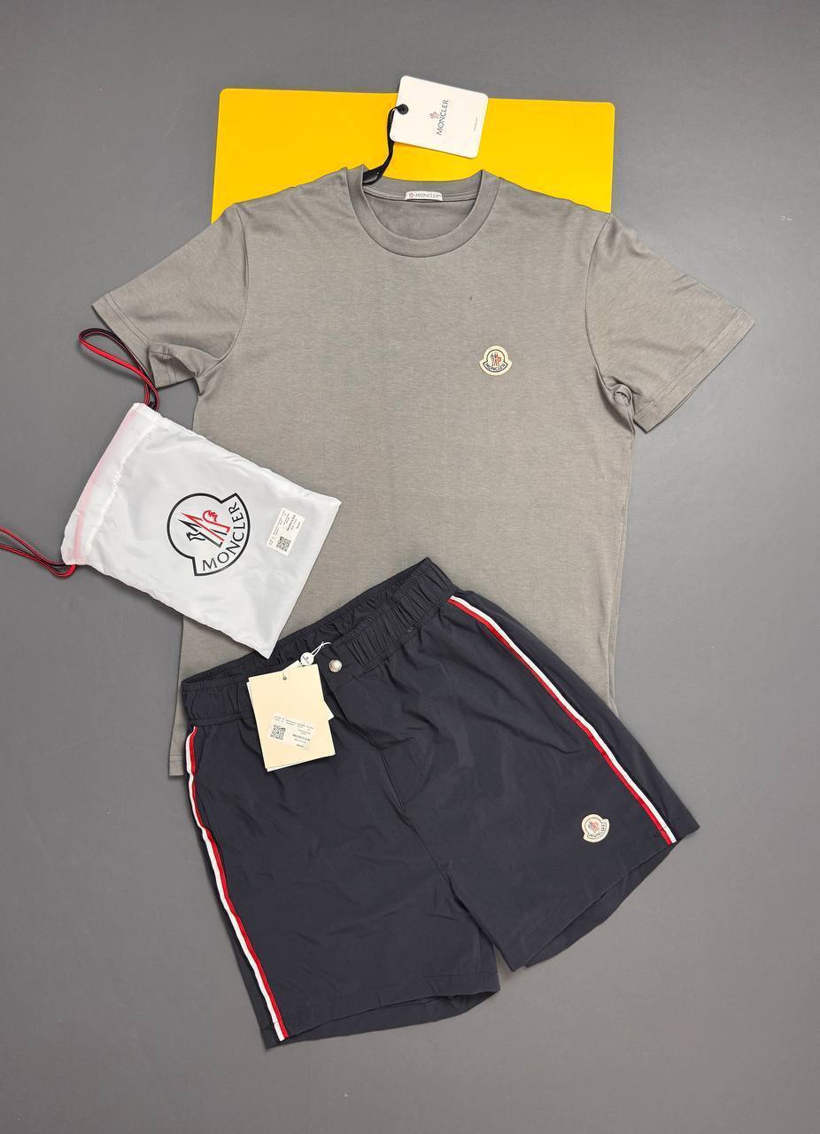 Moncler Embroidery Logo Couture Relaxed Fit T-Shirts & Shorts Sets Mens in Multiple Colors UK Reps AAA Quality