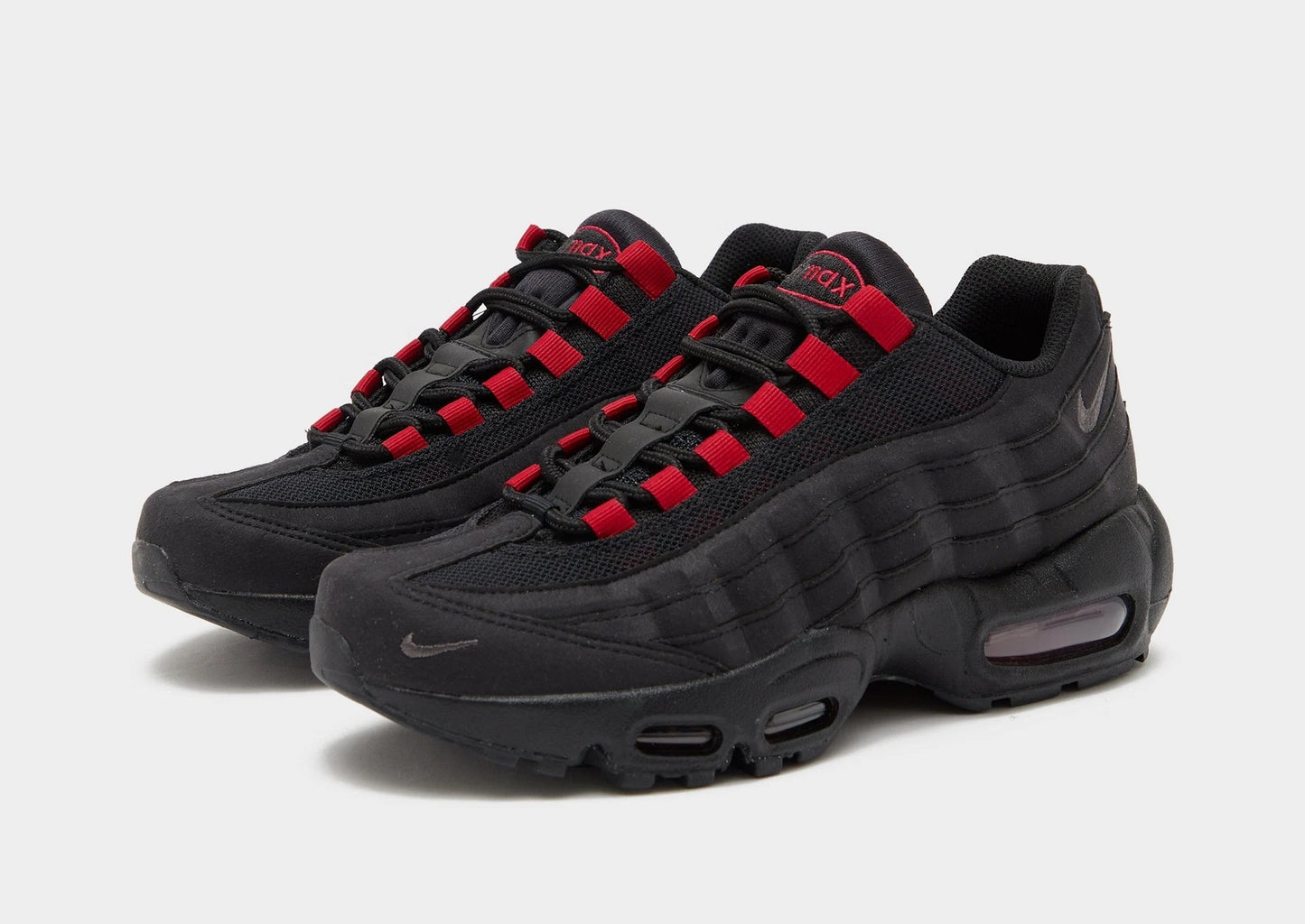 Nike Red/Black Air Max 95 Replica Trainers For MEN  Sale UK Men's Sneakers