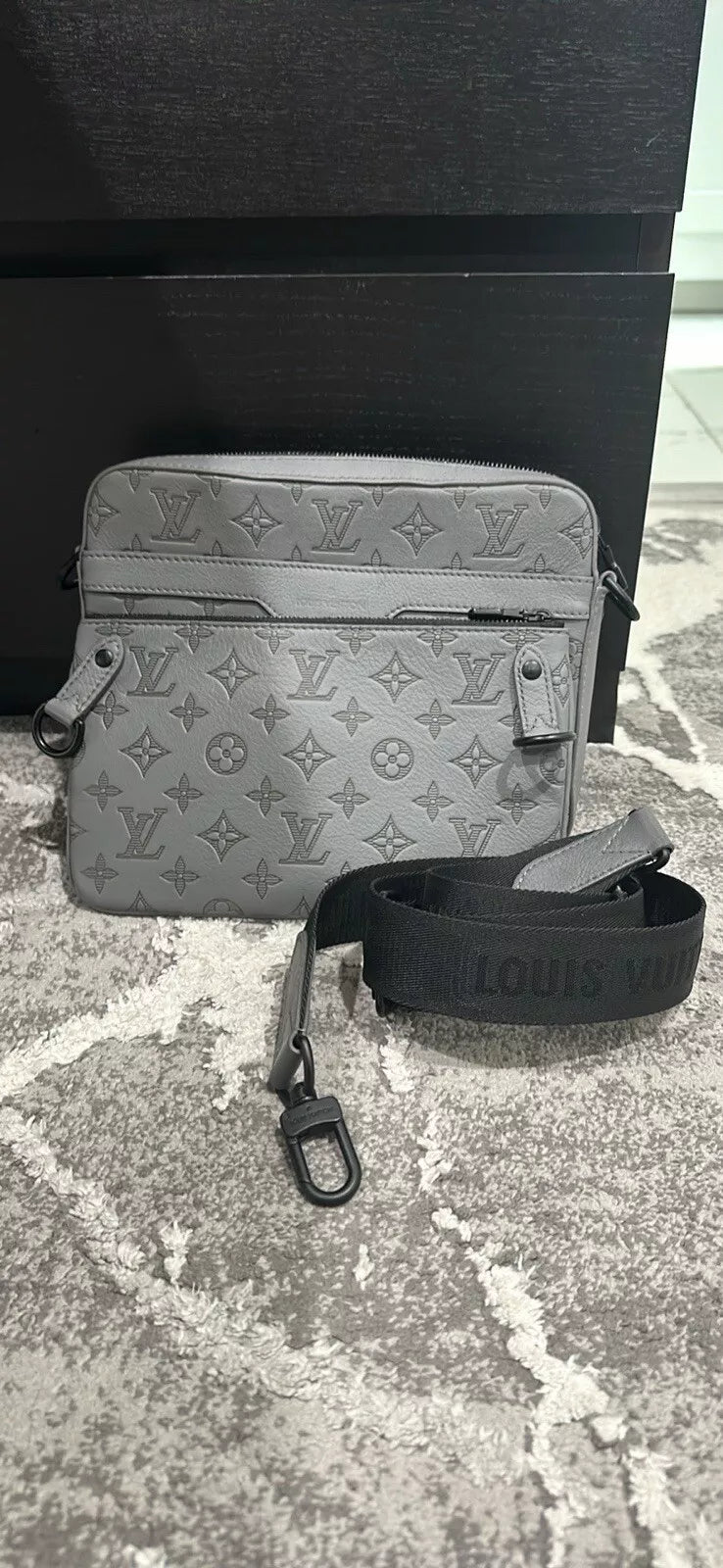 Louis Vuitton Trio Messenger Rep Bag Grey Anthracite For MEN Sale UK